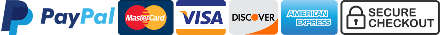 Secure checkout payment logos